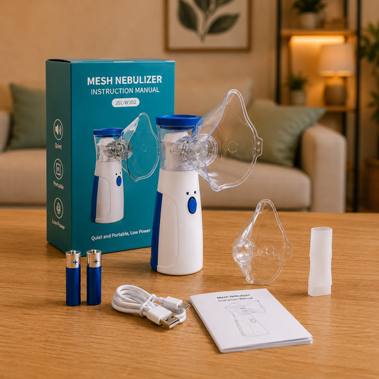Nebulizador Portátil Inalámbrico USB para Adultos y Niños
