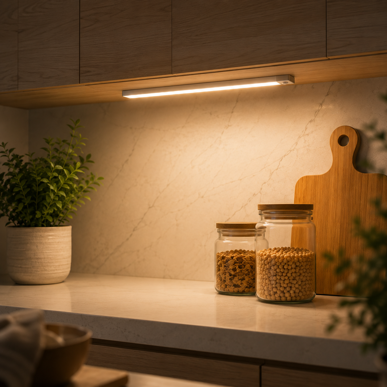 Luz LED Inteligente con Sensor de Movimiento | Recargable USB 50 cm